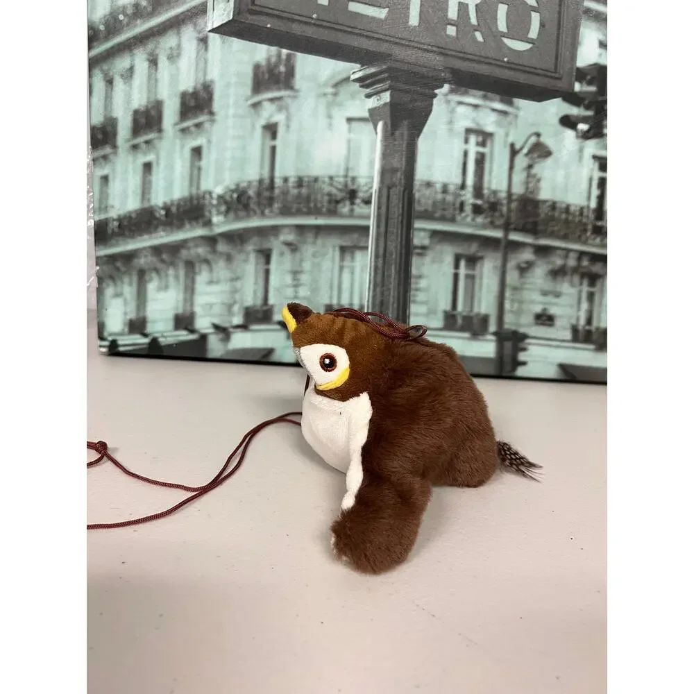 Interactive Plush Sparrow Cat Toy, USB Rechargeable Flying Bird Pet Teaser